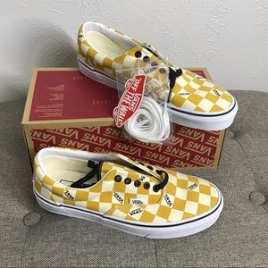 Vans Big Check Era yellow NWT mens 8.5 women’s 10